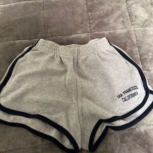 LA and SF brandy melville grey shorts
